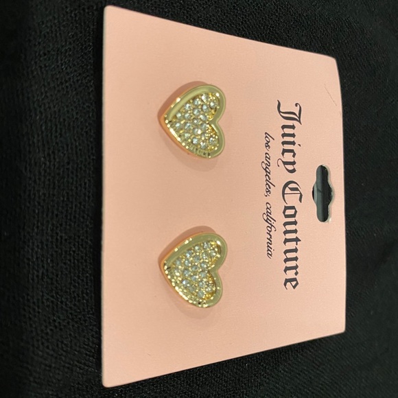 Heart shaped earrings - Picture 3 of 3